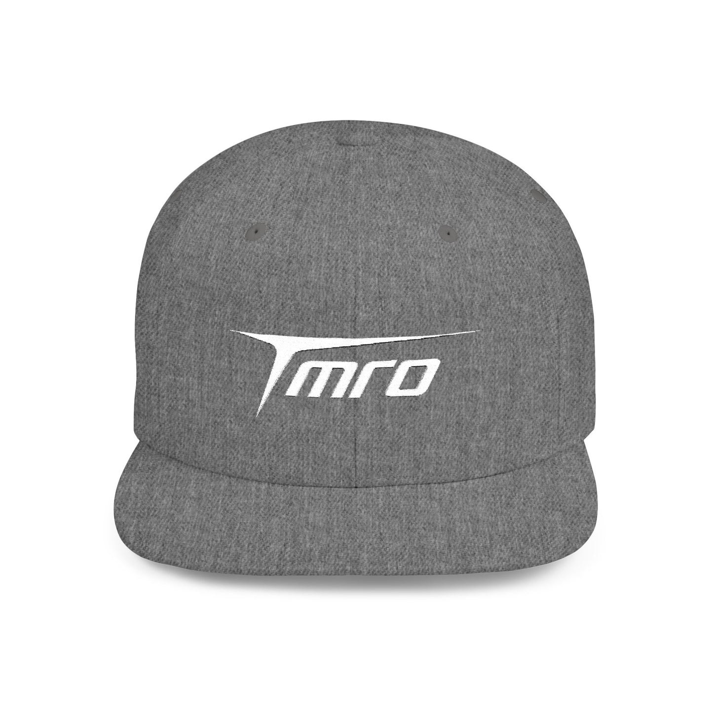 Stylish Flat Bill Snapback Cap - TMRO Logo