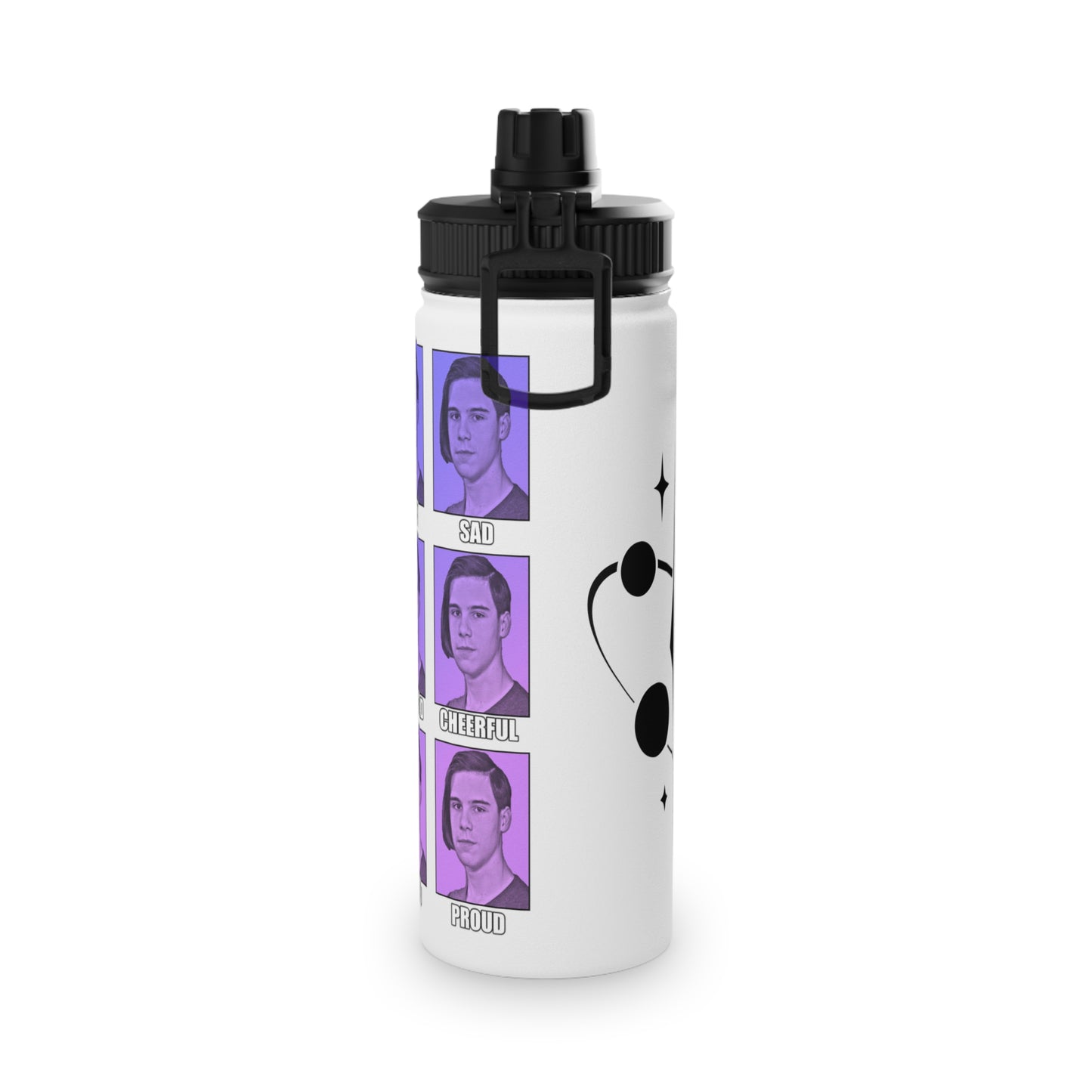 Stainless Steel Water Bottle - Faces of Ryan