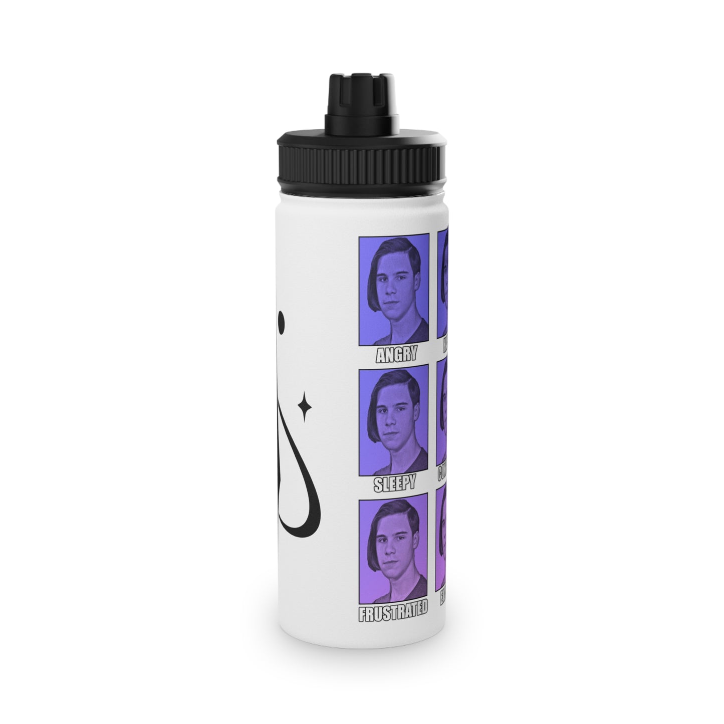 Stainless Steel Water Bottle - Faces of Ryan