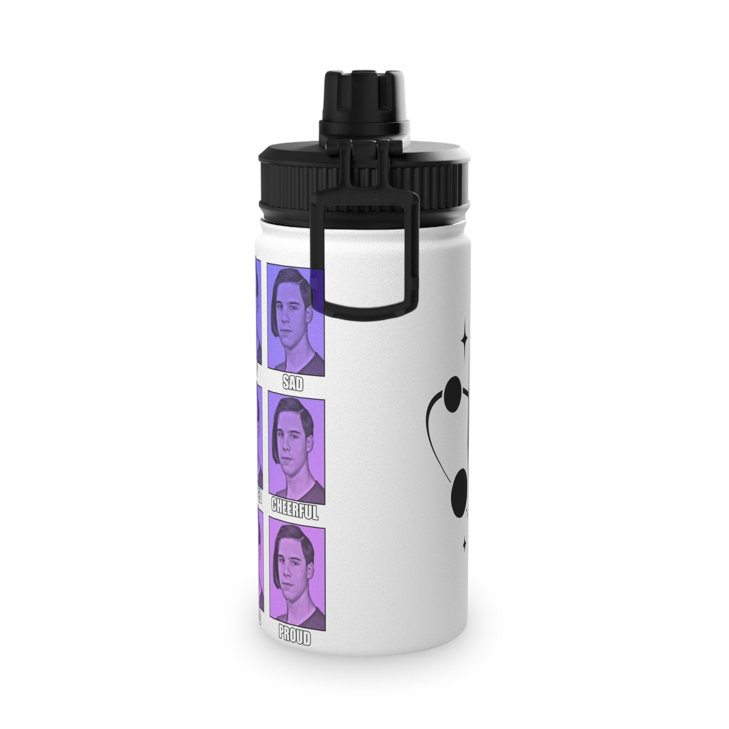 Stainless Steel Water Bottle - Faces of Ryan