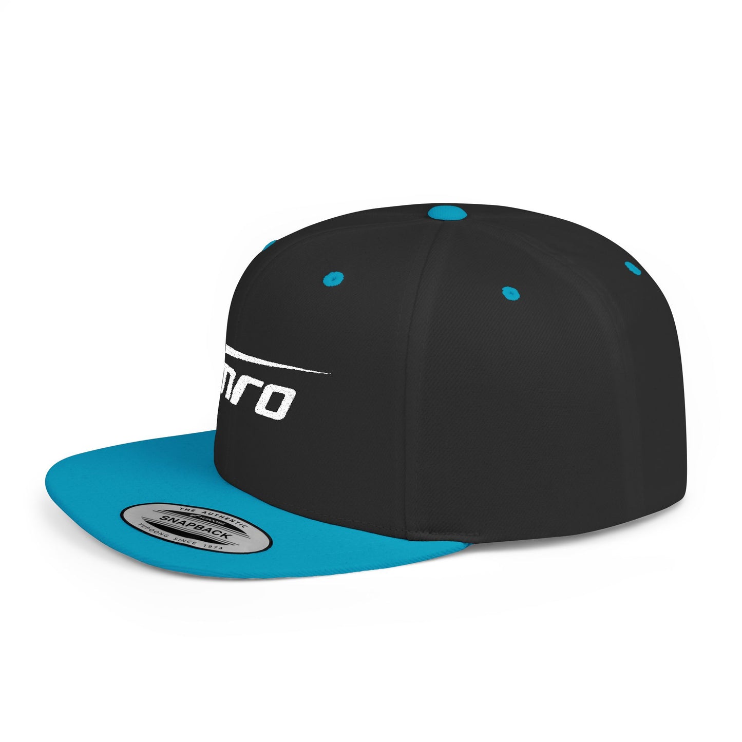 Stylish Flat Bill Snapback Cap - TMRO Logo