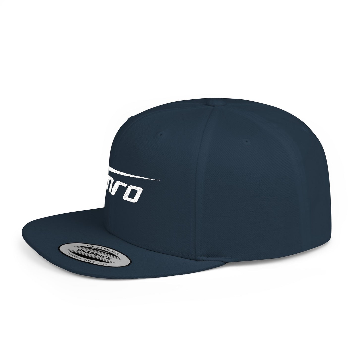 Stylish Flat Bill Snapback Cap - TMRO Logo