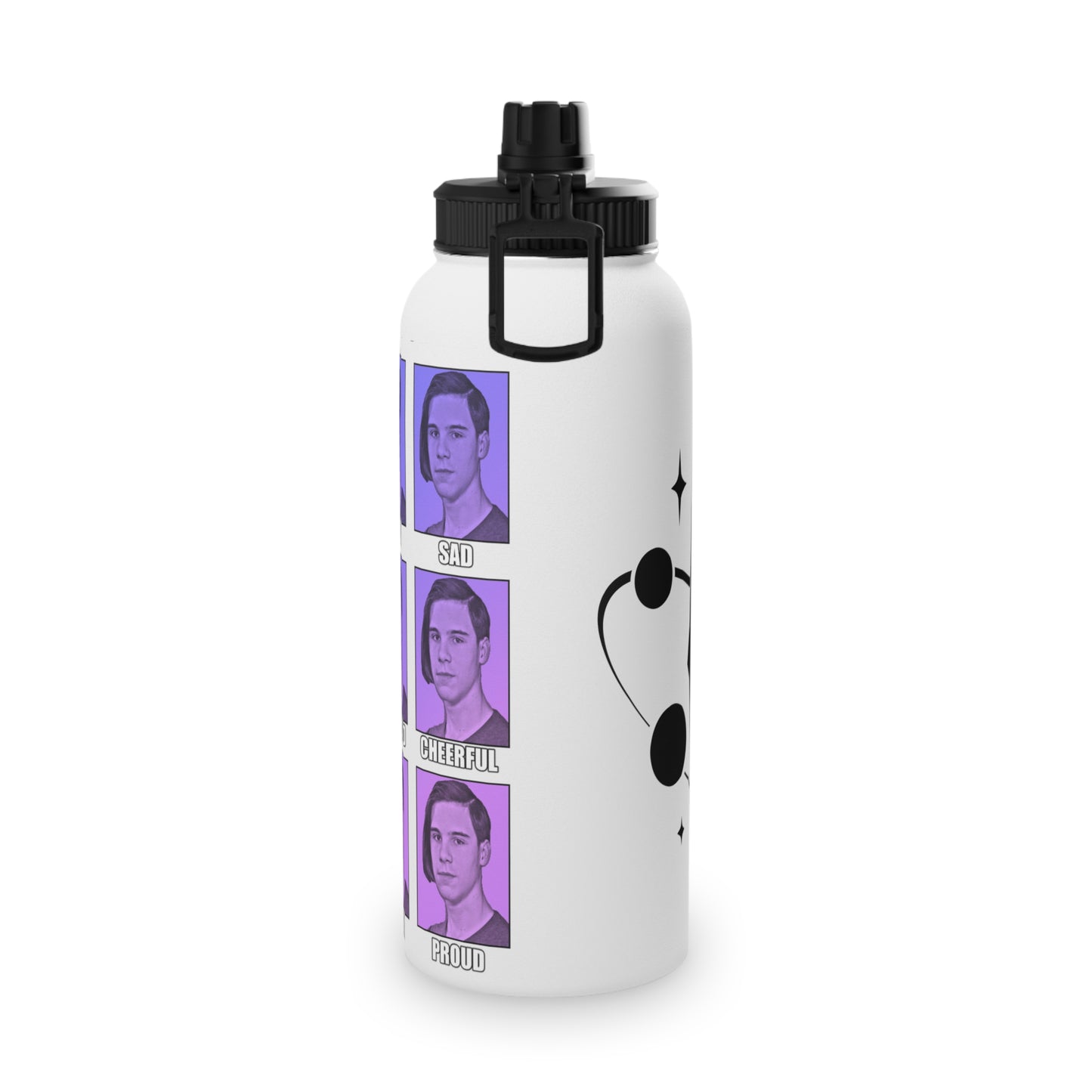 Stainless Steel Water Bottle - Faces of Ryan