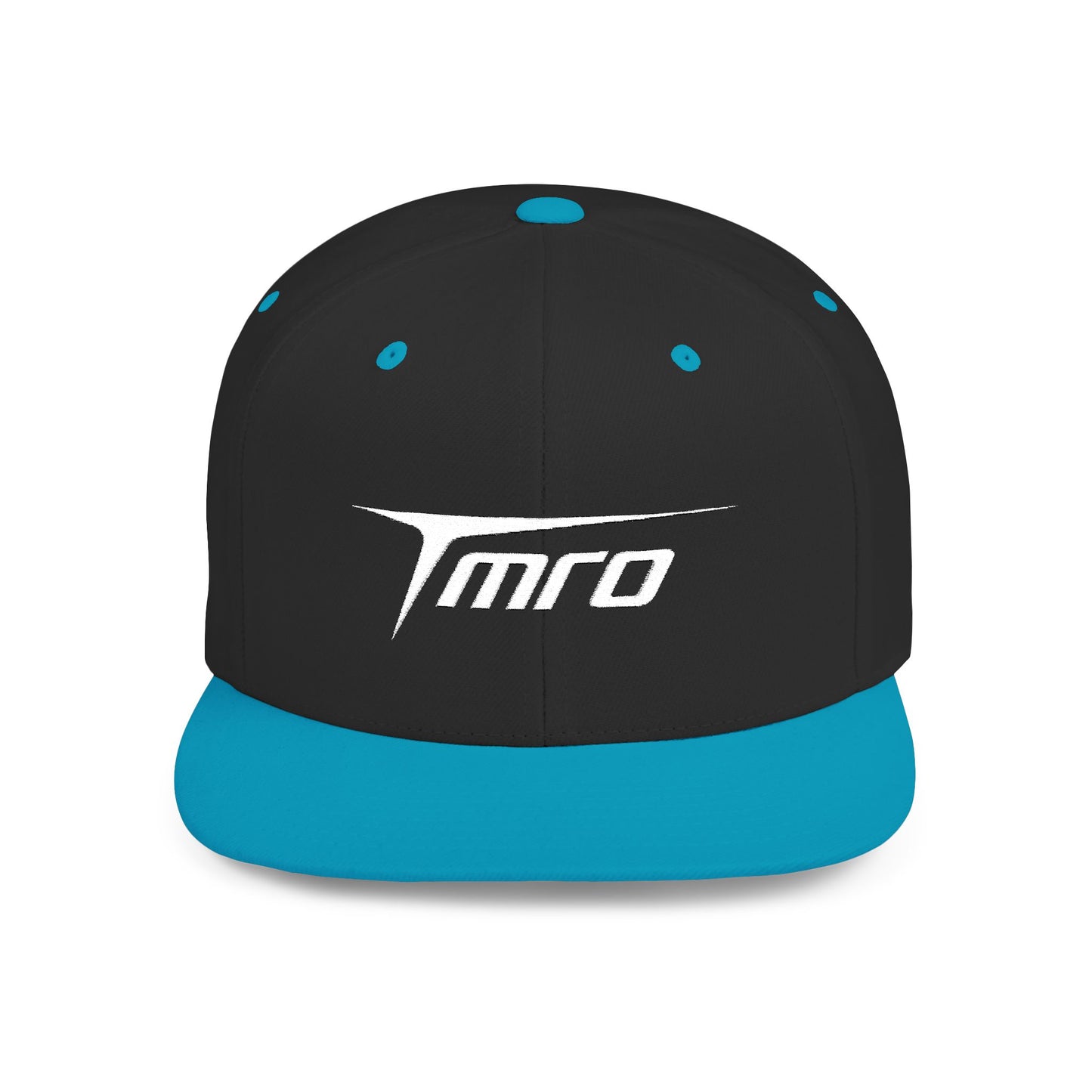 Stylish Flat Bill Snapback Cap - TMRO Logo
