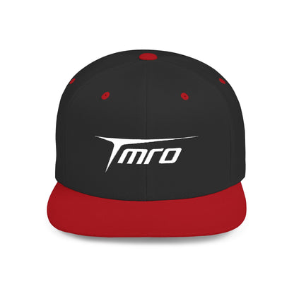 Stylish Flat Bill Snapback Cap - TMRO Logo