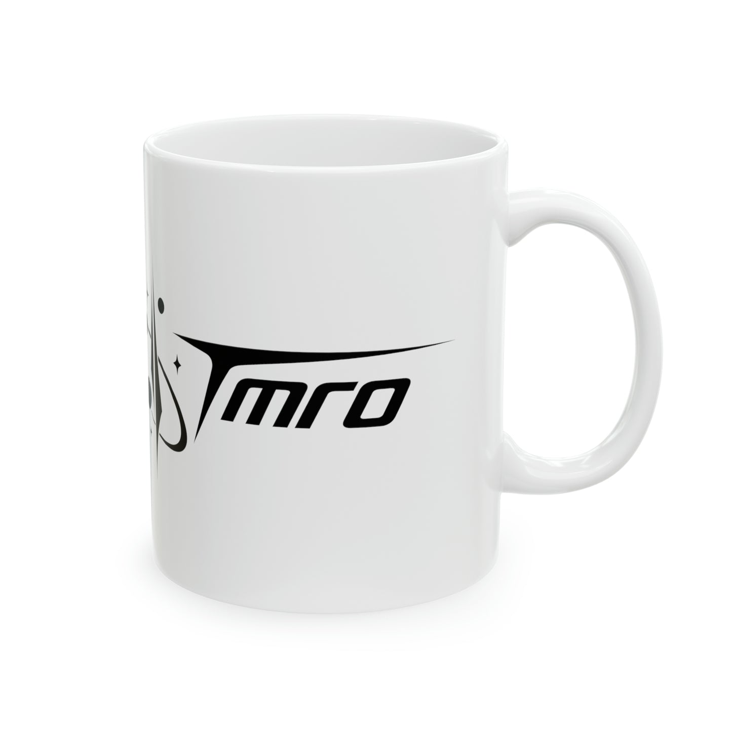 TMRO - Black Logo - Ceramic Mug, 11oz - US