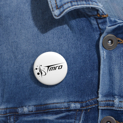 TMRO - Black Logo - Pin Buttons 1.25" / 2.25" - W