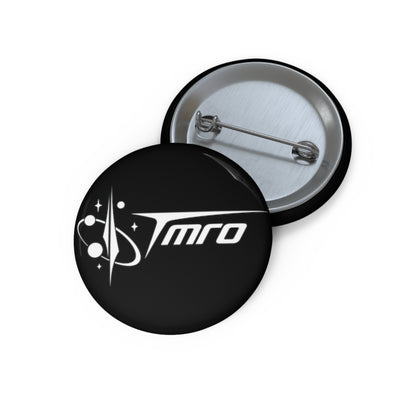 TMRO - White Logo - Pin Buttons 1.25" / 2.25" - W