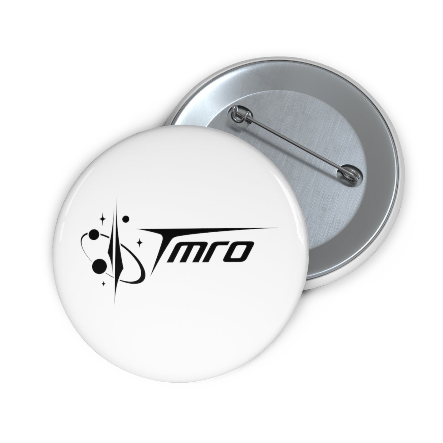 TMRO - Black Logo - Pin Buttons 1.25" / 2.25" - W