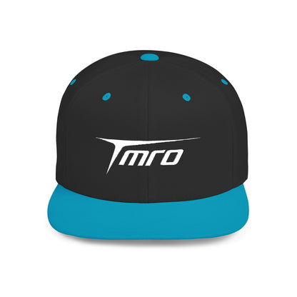 Stylish Flat Bill Snapback Cap - TMRO Logo