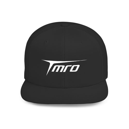 Stylish Flat Bill Snapback Cap - TMRO Logo